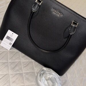 Kate Spade Black Leather Satchel